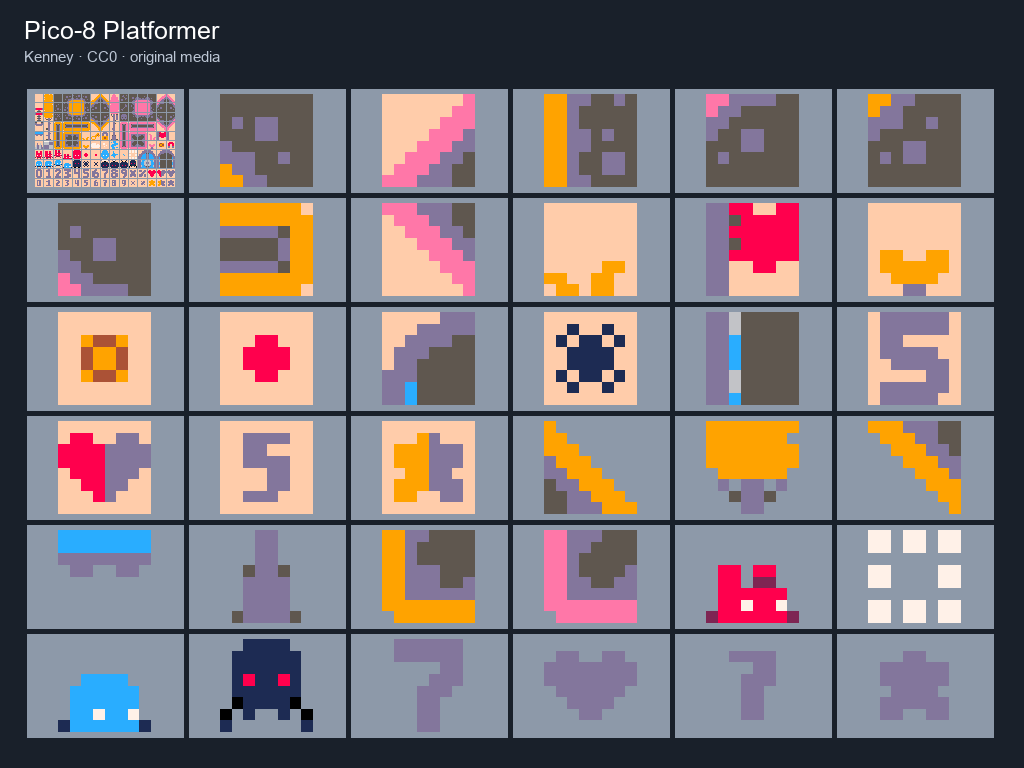 Preview of Pico-8 Platformer