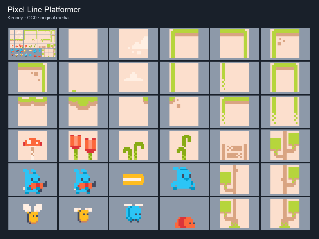 Preview of Pixel Line Platformer