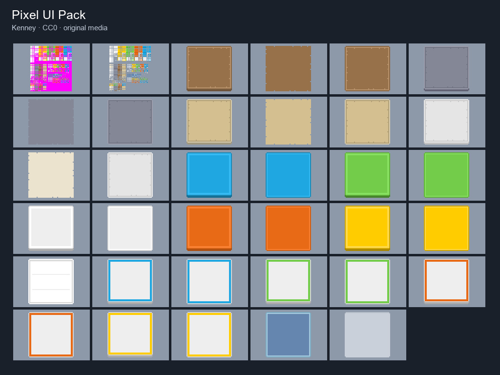 Preview of Pixel UI Pack