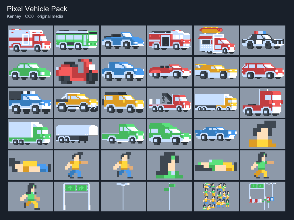 Preview of Pixel Vehicle Pack