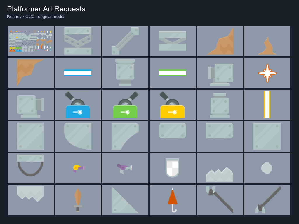 Preview of Platformer Art Requests
