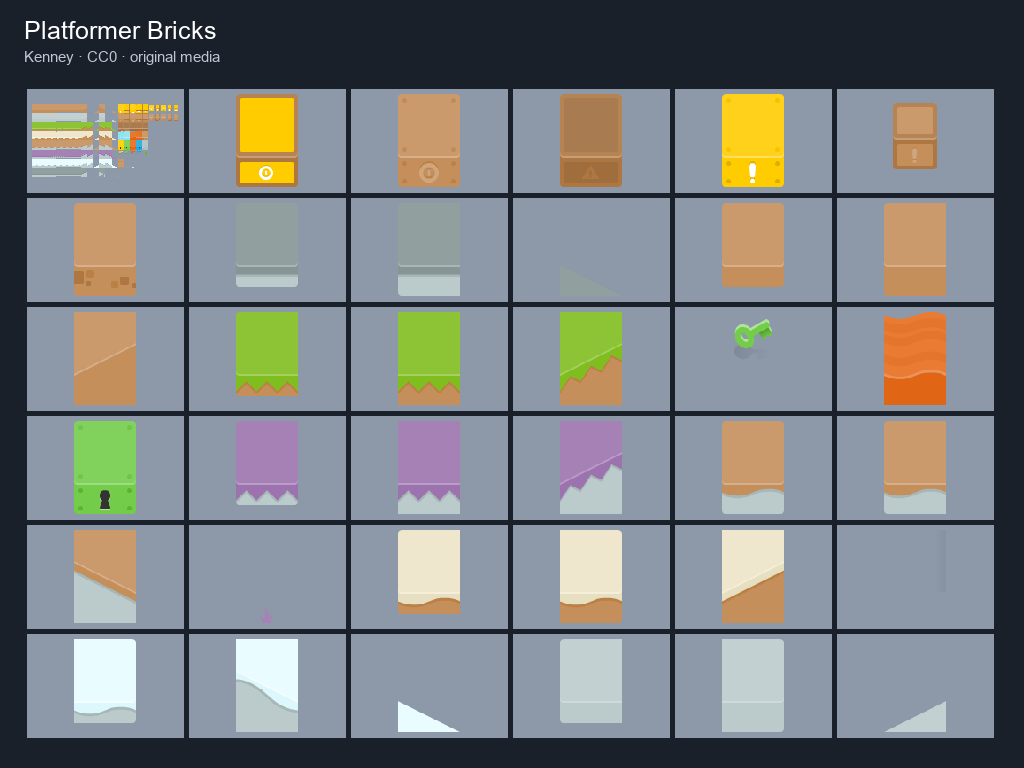 Preview of Platformer Bricks