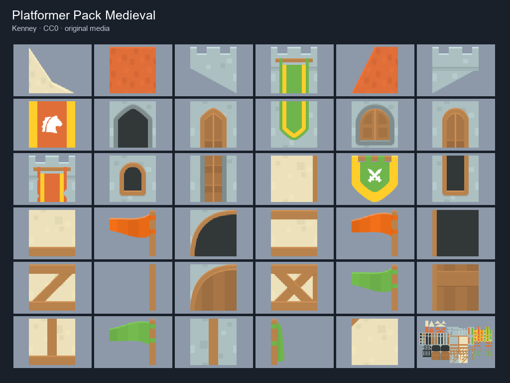 Preview of Platformer Pack Medieval