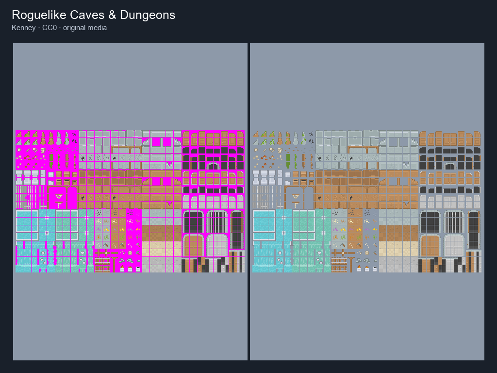 Roguelike Caves & Dungeons preview