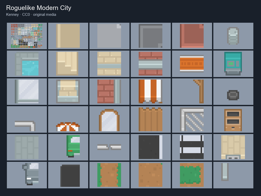 Preview of Roguelike Modern City