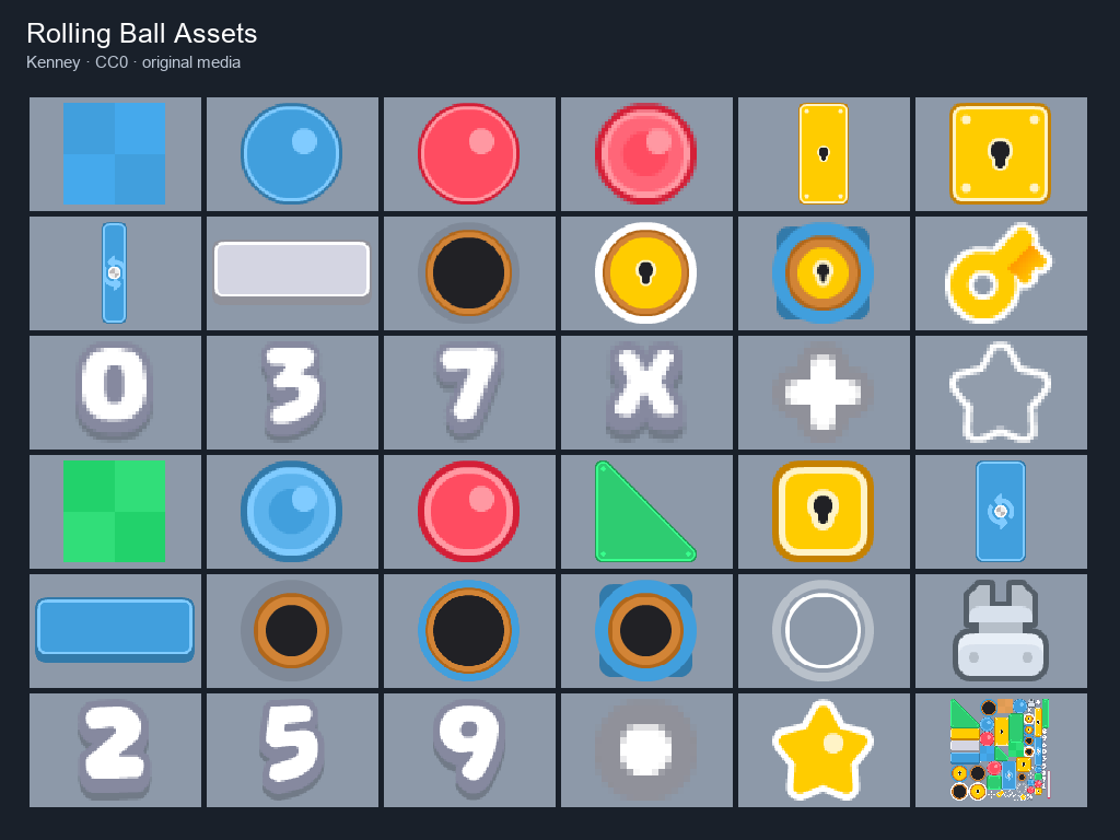 Preview of Rolling Ball Assets