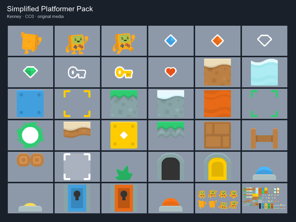 Preview of Simplified Platformer Pack