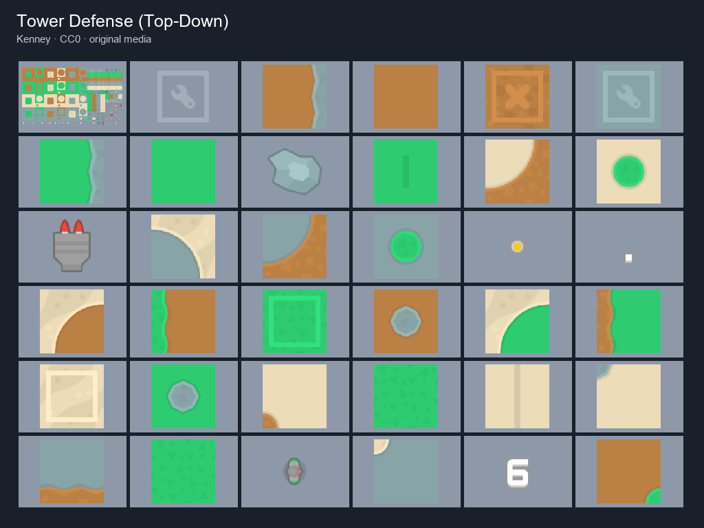Preview of Tower Defense (Top-Down)
