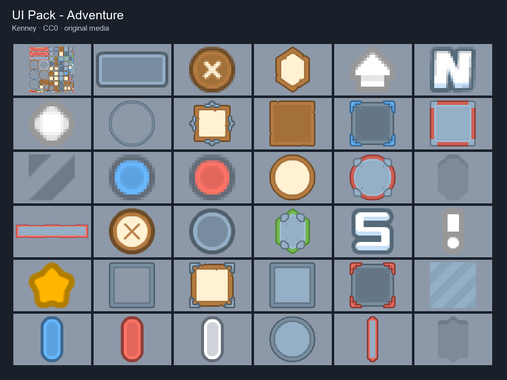 Preview of UI Pack - Adventure