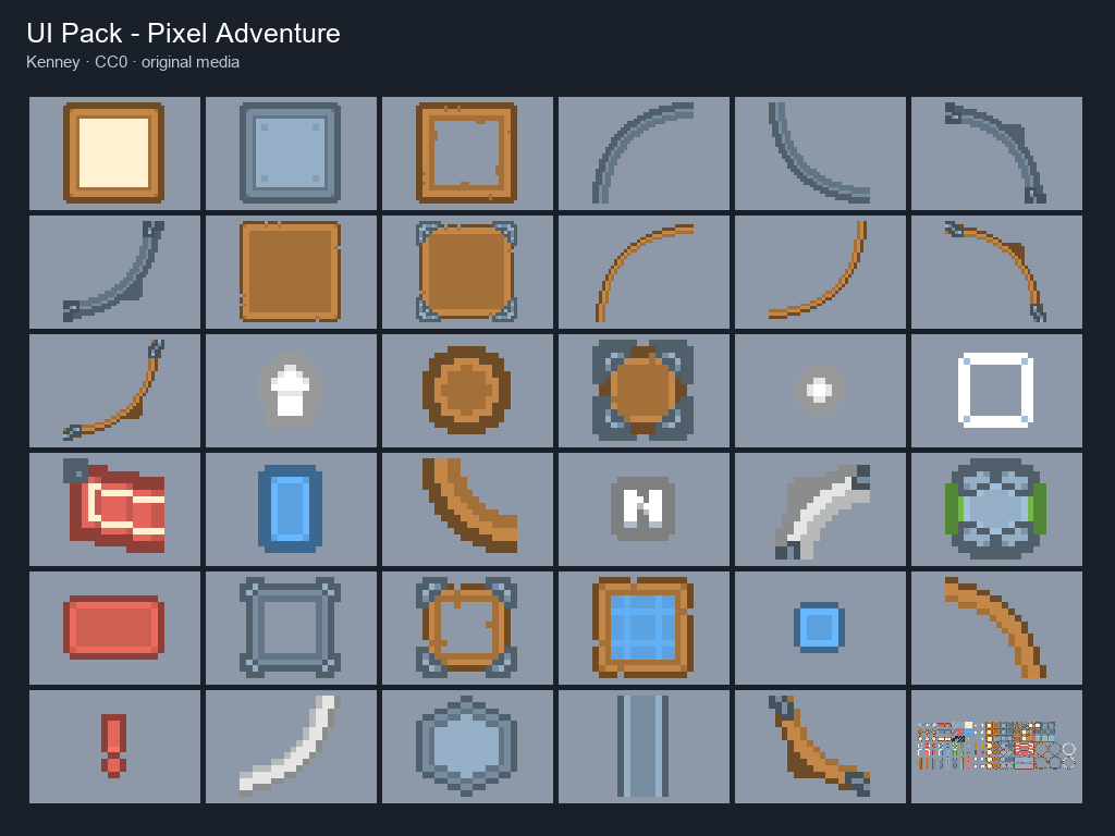 Preview of UI Pack - Pixel Adventure