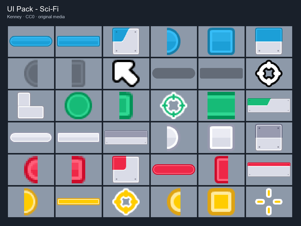 Preview of UI Pack - Sci-Fi