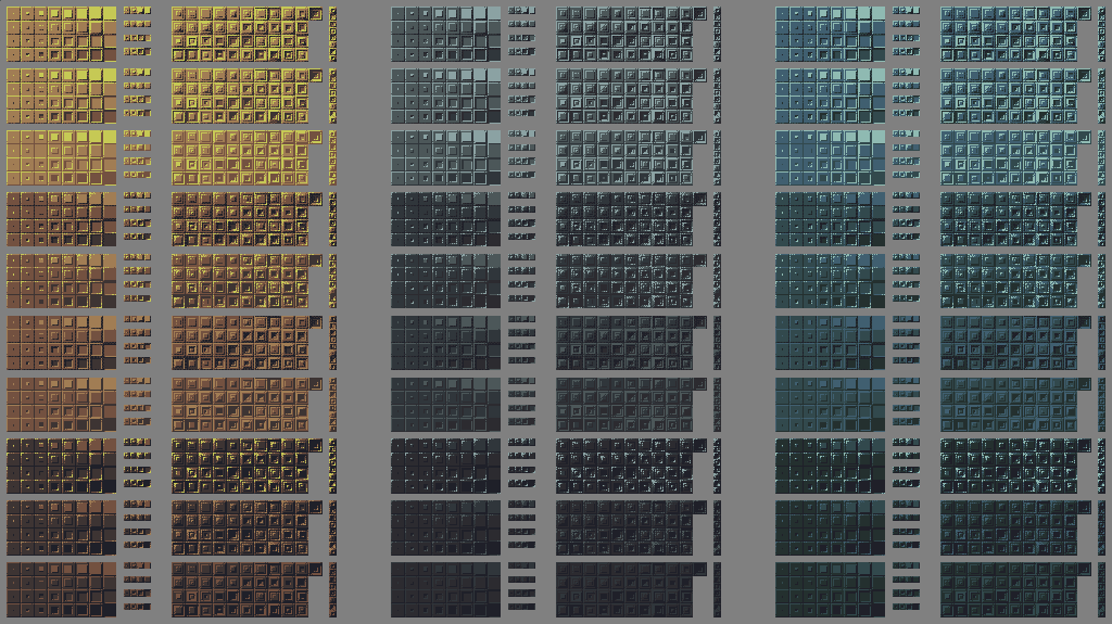 Preview of 16x16 Square Block Variations
