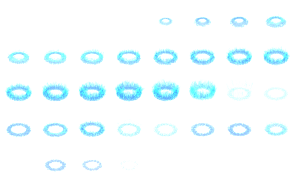Preview of 25 special effects rendered with blender