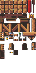 Preview of 2D Castle Platformer Tileset [16x16]