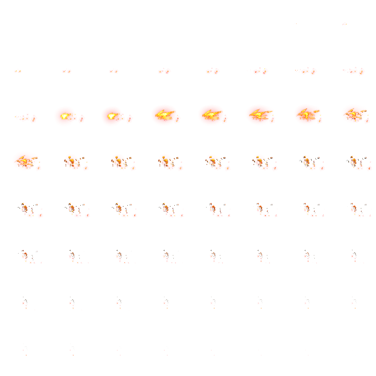 Preview of 2D Explosion Animations #3 | Frame by frame