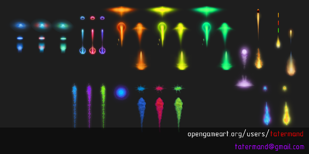 Preview of 2D Shooter Effects (Alpha version)