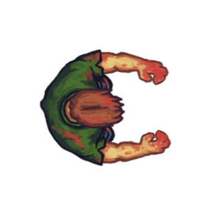 Preview of Animated Top Down Zombie