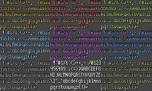 Preview of Bitmap font