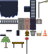 Preview of City Pixel Tileset