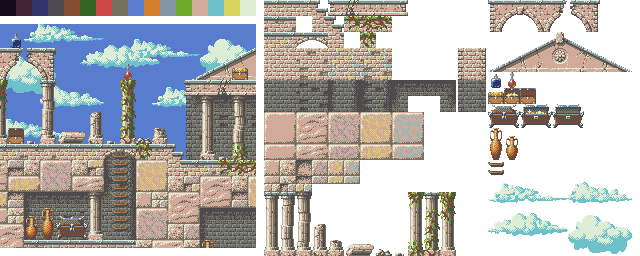 Preview of Classical Ruin Tiles