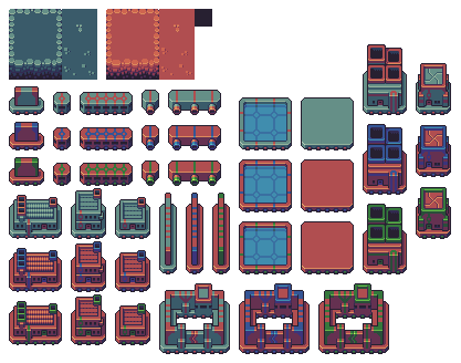 Preview of Colony sim assets