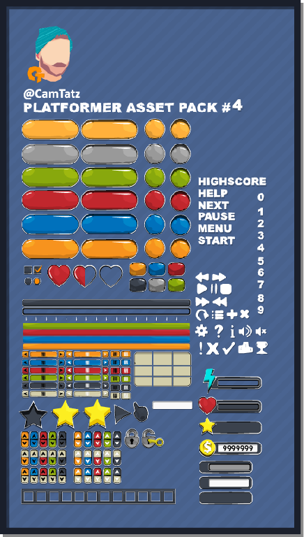 Preview of FREE UI ASSET PACK 1