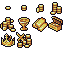 Preview of Gold treasure icons 16x16