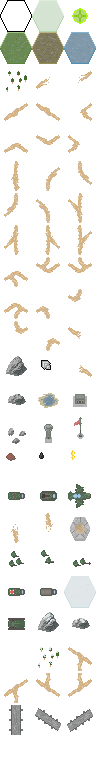 Preview of Hex Tileset Pack