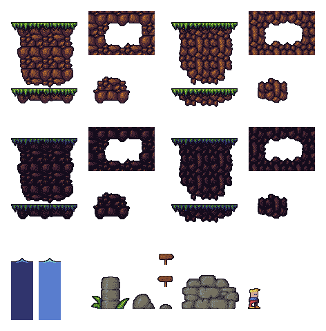 Preview of Outside tileset
