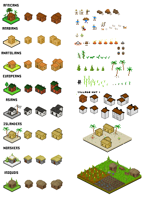 Preview of Pixel village