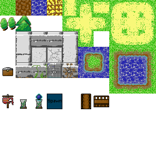 Preview of RPG Item/Terrain/Character Sprites -- Ice Insignia