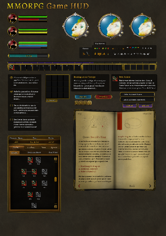 Preview of RPG User Interface