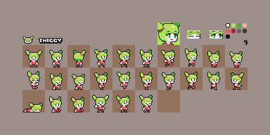 Preview of Twiggy Sprites