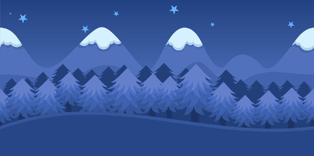 Preview of Winter Platformer Game Tileset